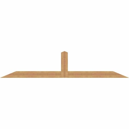 Ekena Millwork Portland Timber Gable Bracket, Western Red Cedar, 108"W x 22"H x 3 1/2"D x 5 1/2"F, 5/12 Pitch GBW108X22X0406POR00SWR